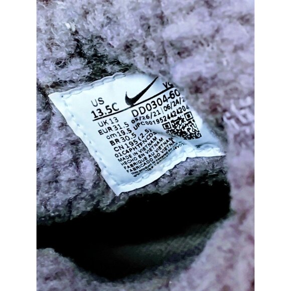 Nike Kids Pink & Grey Insulated Winter Boots US 13.5C With Faux Fur Lining & Rub - Picture 5 of 8